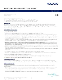 Rapid Ffn® Test Specimen Collection Kit