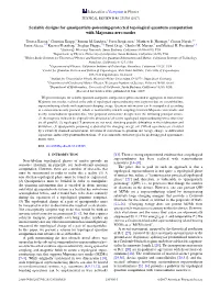 Scalable Designs for Quasiparticle-Poisoning-Protected Topological Quantum Computation with Majorana Zero Modes