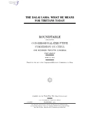 The Dalai Lama: What He Means for Tibetans Today