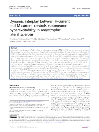 Dynamic Interplay Between H-Current and M-Current Controls Motoneuron