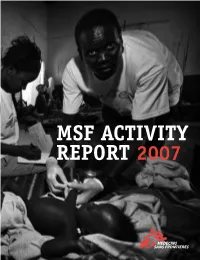 MSF Activity Report 2007