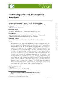 The Unveiling of the Newly Discovered Vela Supercluster 1