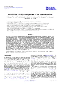 An Accurate Strong Lensing Model of the Abell 2163 Core? U