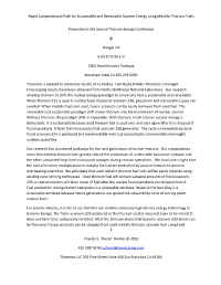 “Rapid Computational Path for Commercialization of Sustainable