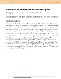 Virtual Research Environments As-A-Service by Gcube