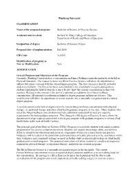 B.S., Exercise Science, Winthrop