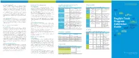 English Track Program Admission Guide