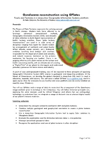 Gondwana Reconstruction Using Gplates