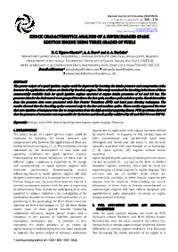 Knock Characteristics Analysis of a Supercharged Spark Ignition Engine Using Three Grades of Fuels