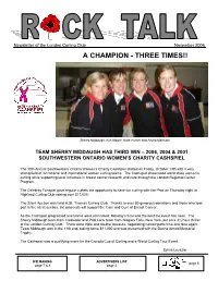 November 2006 a CHAMPION - THREE TIMES!!