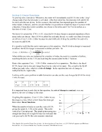 Section 3: Linear Functions