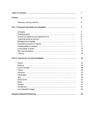 Table of Contents ………………………………………………………………………… 1