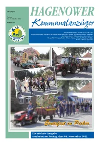 Erntefest in Picher