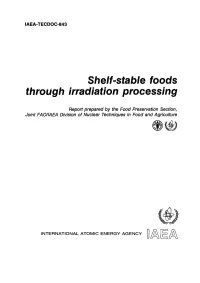 Shelf-Stable Foods Through Irradiation Processing