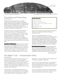 Extending and Protecting the Baker Trail