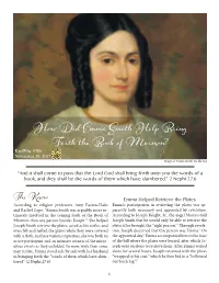 How Did Emma Smith Help Bring Forth the Book of Mormon?