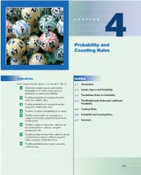 Probability and Counting Rules