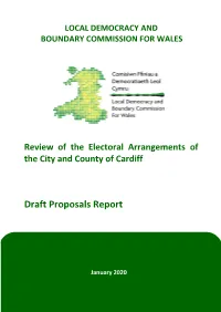 Cardiff Draft Proposals Report