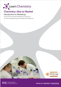Introduction to Marketing Developed by Carol Beanland on Behalf of the University of Leeds This Resource Was Produced As Part of the National HE STEM Programme