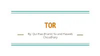 The Tor Browser
