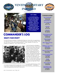 Venting Sanitary Inboard Commander's