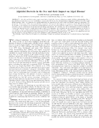 Algicidal Bacteria in the Sea and Their Impact on Algal Blooms1