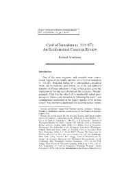 Cyril of Jerusalem (C
