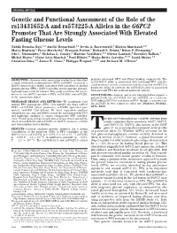 Genetic and Functional Assessment of the Role of the Rs13431652-A And