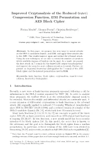 Improved Cryptanalysis of the Reduced Grøstl Compression Function, ECHO Permutation and AES Block Cipher
