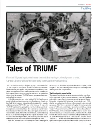 Tales of TRIUMF