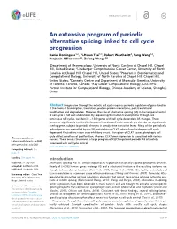 An Extensive Program of Periodic Alternative Splicing Linked to Cell