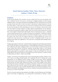 David Coleman Headley: Tinker, Tailor, American, Lashkar-E-Taibah, ISI Spy