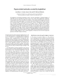Downloaded from Bioscientifica.Com at 10/02/2021 09:03:44AM Via Free Access Pepsin-Related Molecules Secreted by Trophoblast 63