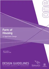 DESIGN GUIDELINES Form of Housing