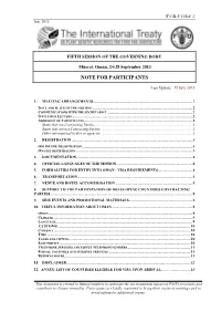 Draft Provisonal Agenda and Time-Table
