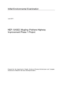 SASEC Mugling–Pokhara Highway Improvement Phase 1 Project