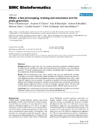 BMC Bioinformatics Biomed Central