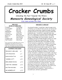 Cracker Crumbs/June 2010 Vol