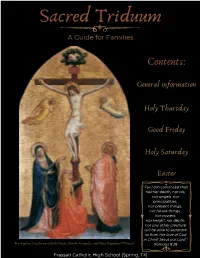 Guide to the Triduum Final