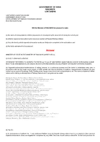 ANSWERED ON:28.07.2005 DEVELOPMENT of RAILWAY STATIONS in BIHAR Modi Shri Sushil Kumar