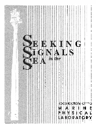 Seeking Signals in The