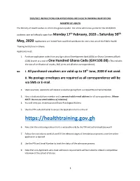 Entry Requirements for Nursing Programmes