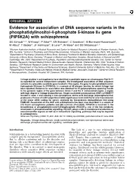 Evidence for Association of DNA Sequence Variants in The