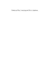 Paideia at Play: Learning and Wit in Apuleius