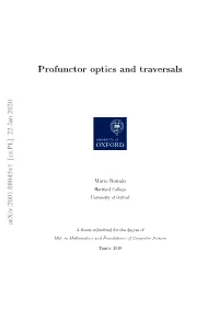 Profunctor Optics and Traversals