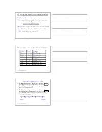 8.1 Basic Terms & Conversions in the Metric System 1/1000 X Base Unit M