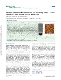 Aqueous Synthesis of Compressible and Thermally Stable Cellulose