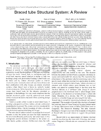 Braced Tube Structural System: a Review