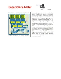 Capacitance Meter MUDIT AGARWAL