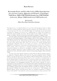Departing from Java: Javanese Labour, Migration and Diaspora
